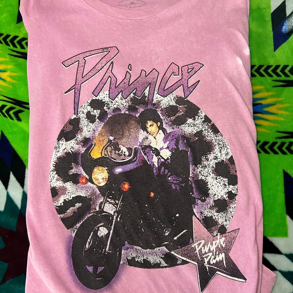 Prince Pink Graphic Short Sleeve Tee